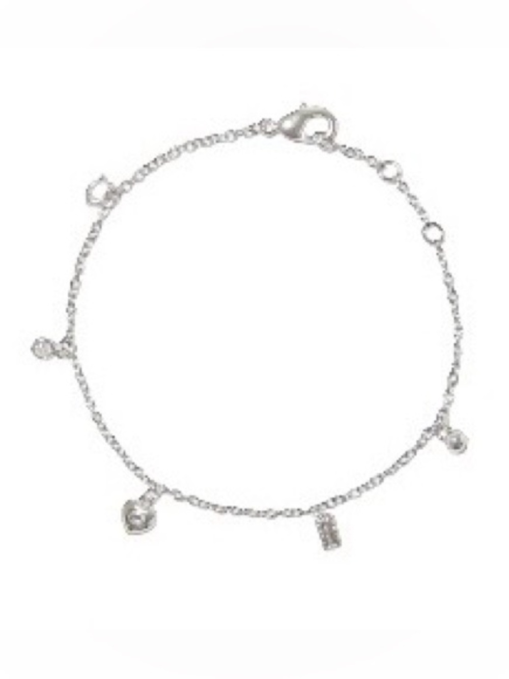 Coach Silver Charm Bracelet